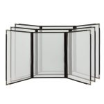 Lot de 3  Protèges-menu triple A4 Crystal transparent (présente 6 pages A4)  - Securit – Image 2