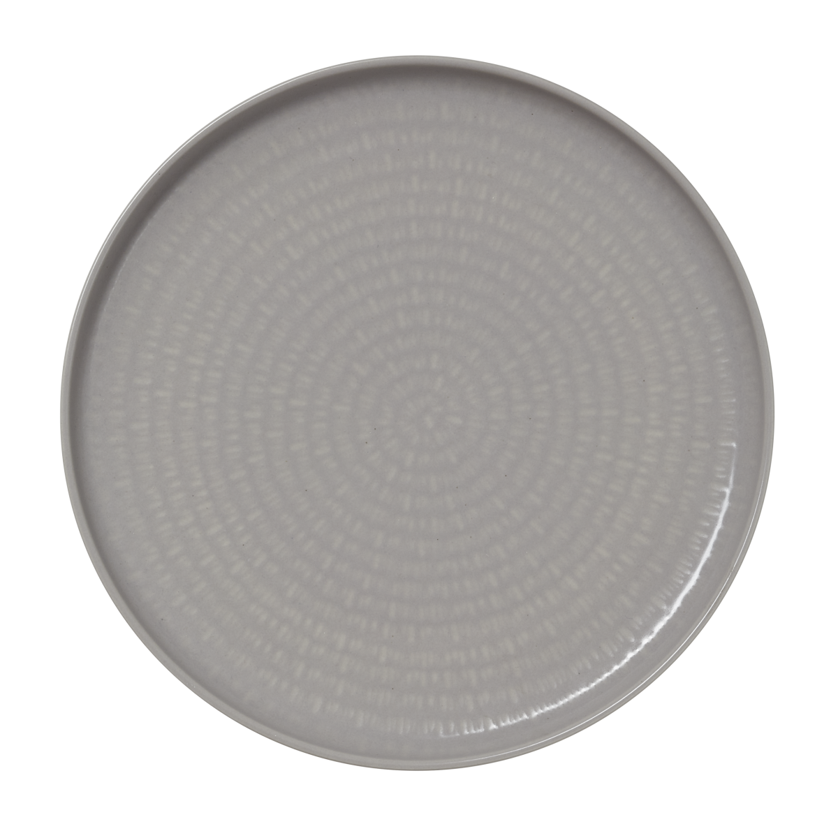 Lot de 6 assiettes en Porcelaine Graphite H 30 mm Ø 270 mm – Was Germany