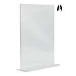 Porte-affiche vertical en acrylique transparent - Format A4 - Securit – Image 2