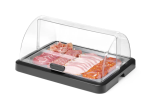 Vitrine Réfrigérante Buffet Couvercle Coulissant Roll-Top Duo UNIQ Noire - Hendi – Image 3