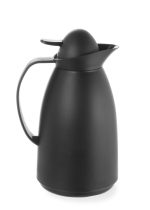Verseuse isotherme avec bouteille intérieure en verre 1L Noir 140x(H)268 mm - Hendi