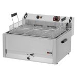 Friteuse électrique 0,5 kW/l, 30 l TOP avec robinet de vidange 400 V FE 60 T - Redfox