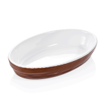 Moule a pâtisserie en Porcelaine brun L 220 mm l 135 mm H 40 mm - Was Germany – Image 2