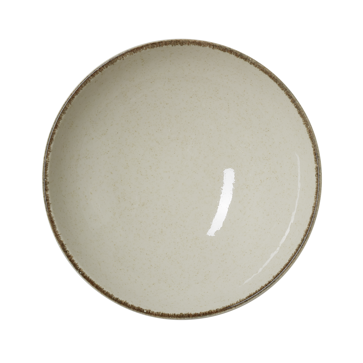 Lots de 6 Bols en Porcelaine 1,3 L sable H 70 mm Ø 240 mm – Was Germany