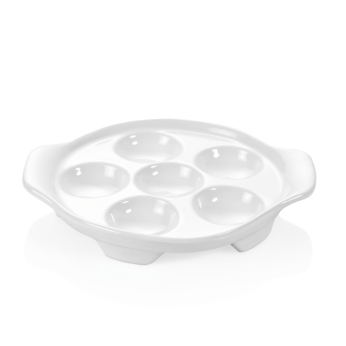 Lot de 6 poêles a escargots en Porcelaine Ø 150 mm – Was Germany