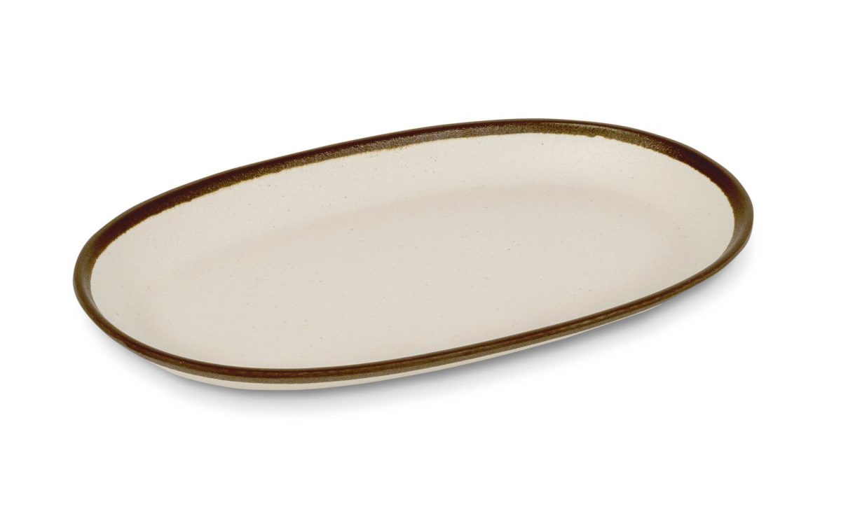 Plat Ovale en Mélaminé Collection Halo 25,5 x 14,5 cm – Pujadas