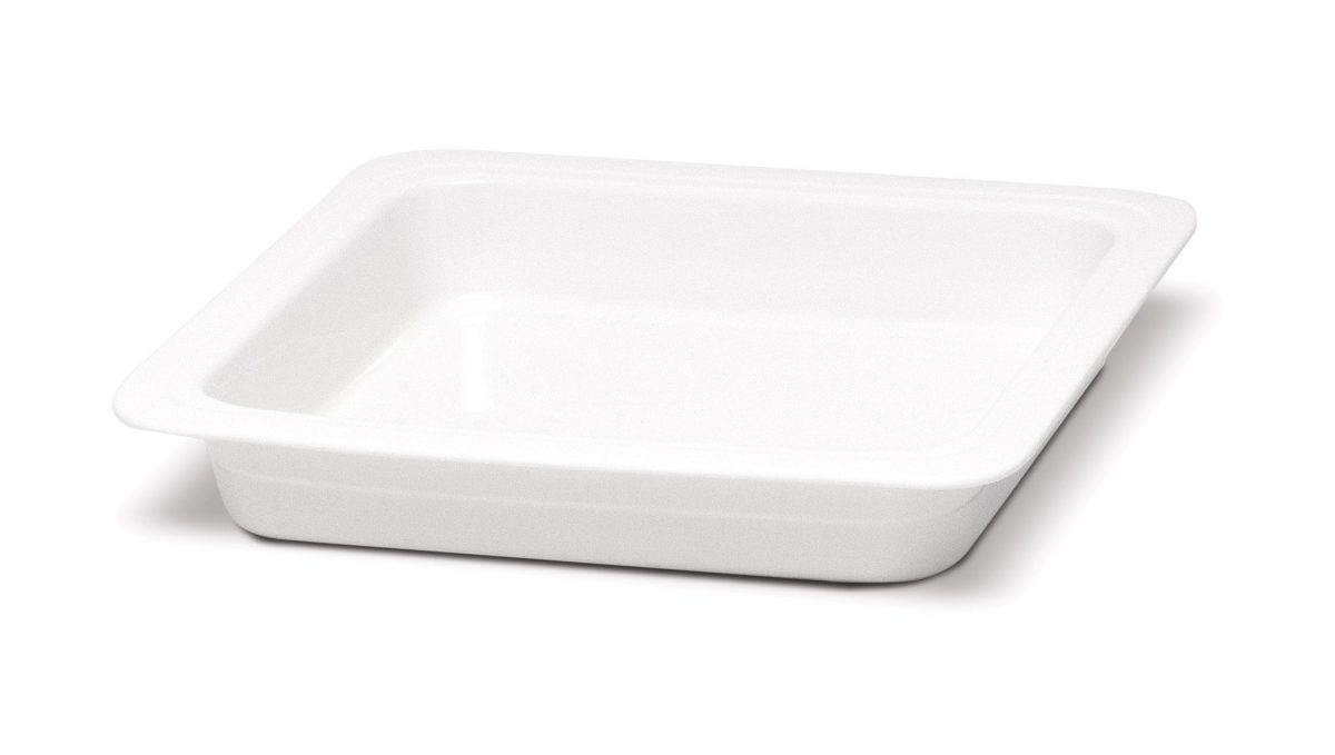 Plat Carré en Porcelaine pour Chafing Dish P390002 – Pujadas