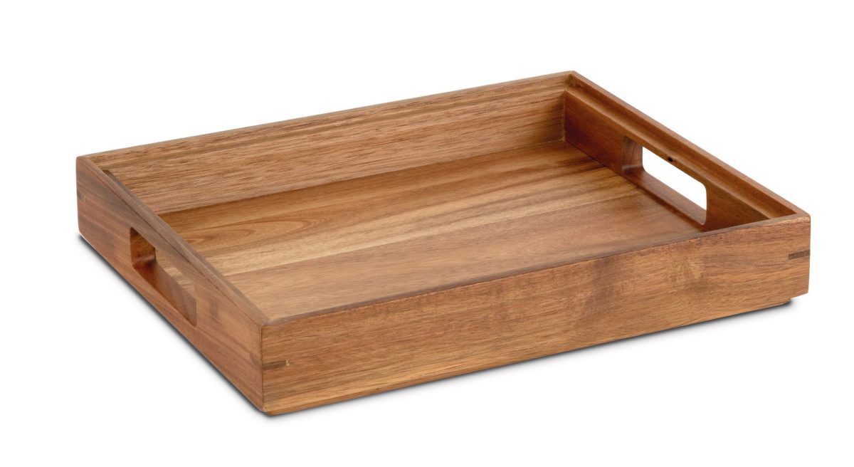 Plateau de Service en Bois Empilable 45 x 35 cm – Pujadas