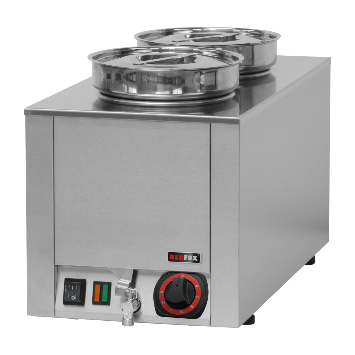 Bain marie deux récipients mouillé – BM 02 W – Redfox