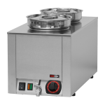 Bain marie deux récipients mouillé - BM 02 W - Redfox