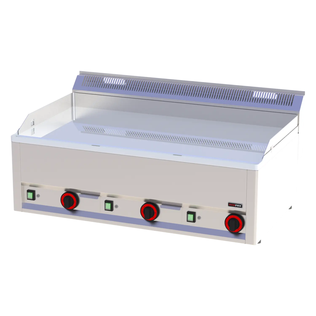 Plaque de cuisson 97×48 électrique chromée lisse sans soubassement 400 V FTHC 90 EL – Redfox