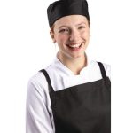 Calot de Cuisine en Polycoton Noir - Taille L - Whites Chefs Clothing – Image 2