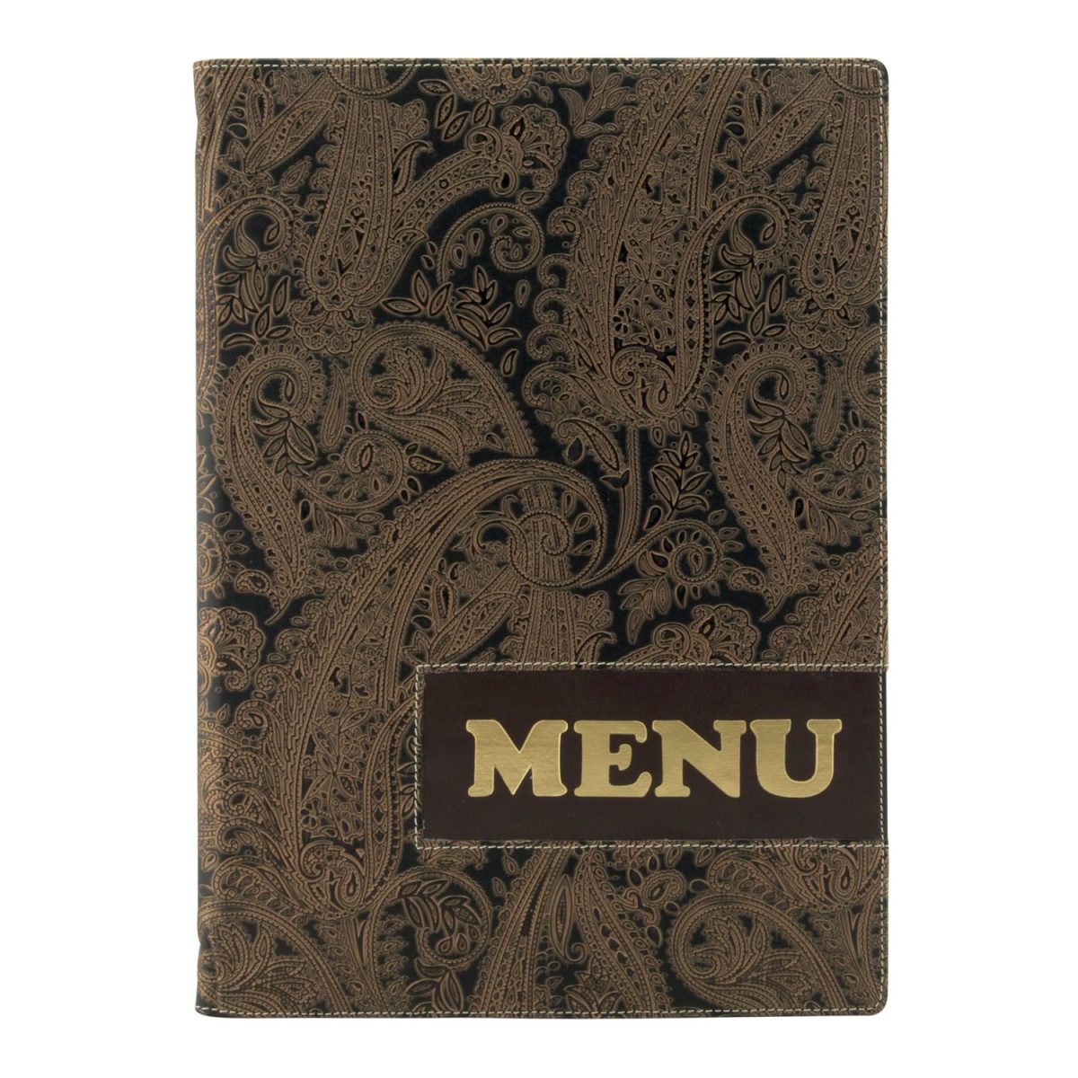 Carte Menu de la gamme Design – A4 – 1 double insert inclus (présente 4 pages A4) – Securit