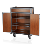 Chariot d'alimentation pour minibar en Aluminium L 840 mm l 600 mm H 1350 mm 3 - Was Germany – Image 2