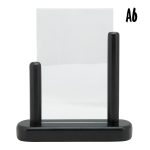 Porte-affiche de table- Small- Bois avec finition noir laqué - Securit – Image 2