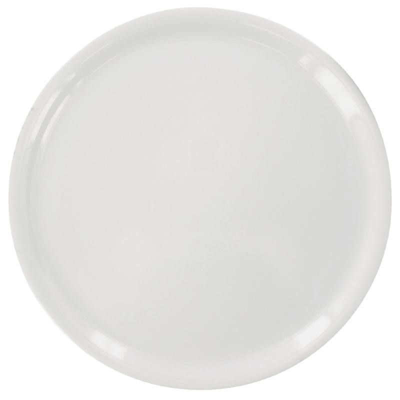 Assiette à Pizza en Porcelaine Blanche 280 mm Saturnia Napoli - Lot de 6 – Image 1