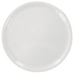 Assiette à Pizza en Porcelaine Blanche 330 mm Napoli - Lot de 6 - Saturnia