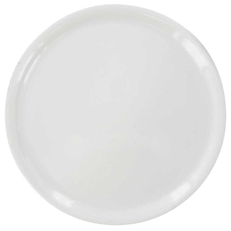 Assiette à Pizza en Porcelaine Blanche 330 mm Napoli - Lot de 6 - Saturnia – Image 1