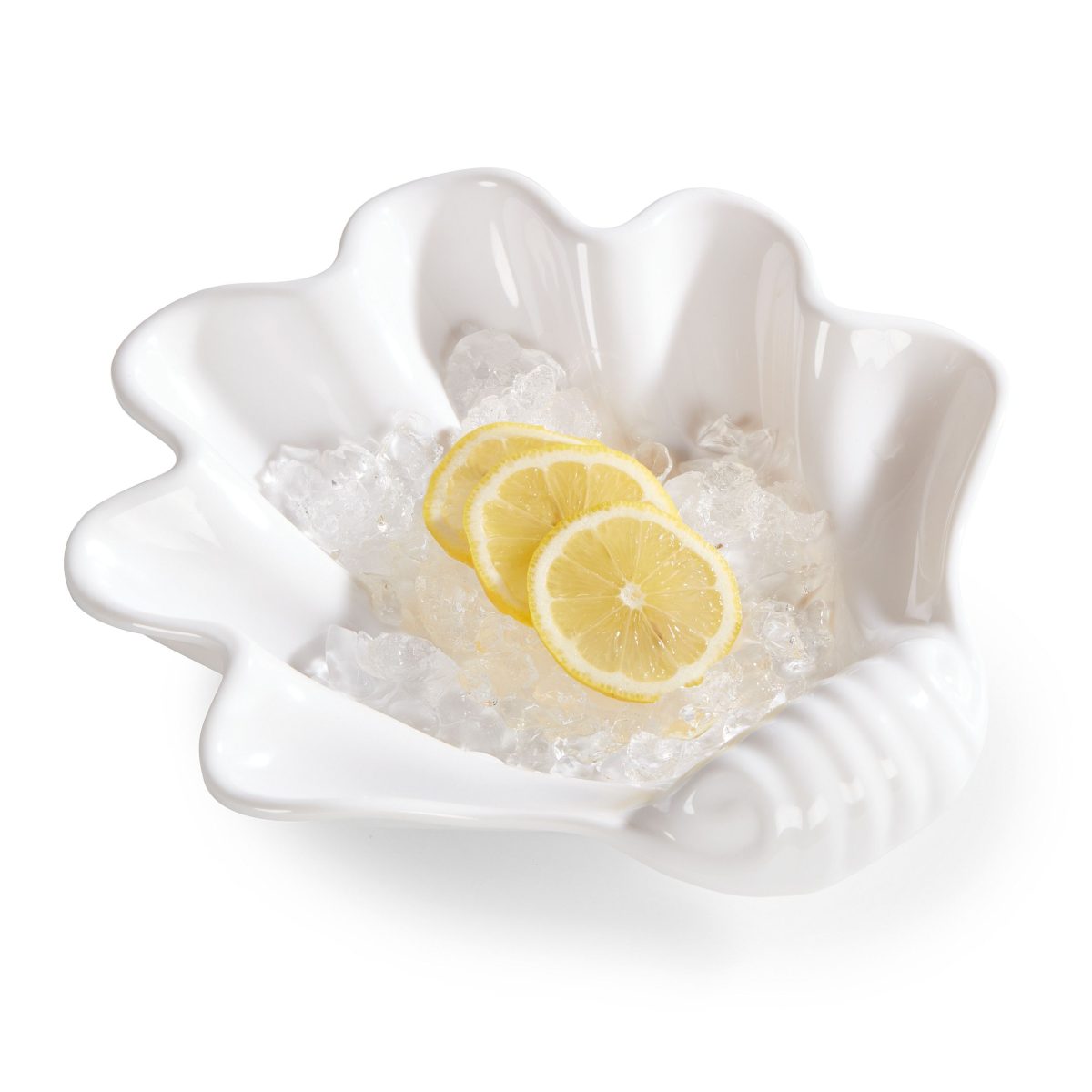 Assiette de Présentation Mélamine Coquillage 28,5 x 27,5 cm – Pujadas