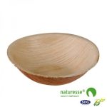 Assiette Jetable Creuse Feuille de Palmier 9,5 cm - SDG - Lot de 400 – Image 2