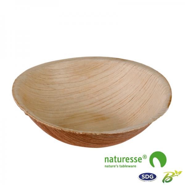 Assiette Jetable Creuse Feuille de Palmier 9,5 cm - SDG - Lot de 400 – Image 2