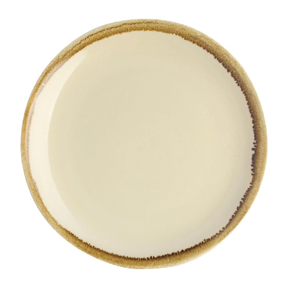 Assiette Plate Ronde Couleur Sable 230 mm - Lot de 6 – Image 1