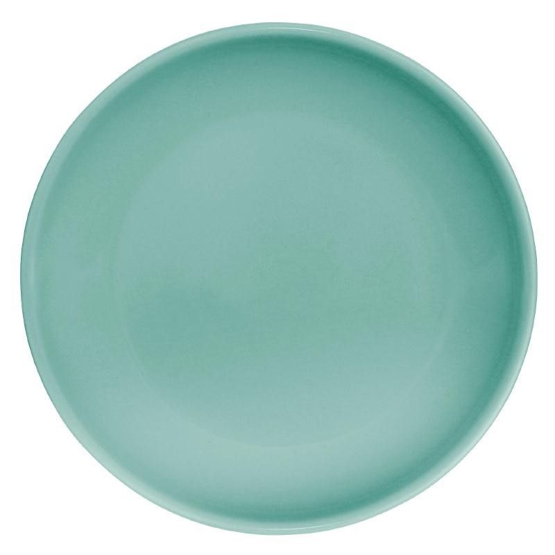 Assiette Plate Vert d'Eau Café 205mm Lot de 12 Olympia – Image 1