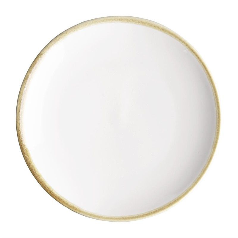 Assiettes Plates Rondes Couleur Craie 178mm - Lot de 6 - Olympia Kiln – Image 1