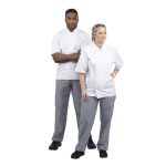 Pantalon de Cuisine Mixte Vegas Petits Carreaux Bleu et Blanc - Whites Chefs Clothing – Image 3
