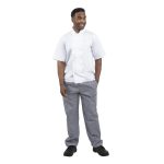Pantalon de Cuisine Mixte Vegas Petits Carreaux Bleu et Blanc - Whites Chefs Clothing – Image 4