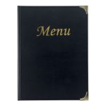 Basic Carte Menu A4, 4 inserts fixes (présente 8 pages A4) - Securit – Image 2