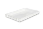 Bac Gerbable Parois et Fond Pleins pour Pate à Pizza 600x400x55 mm - L2G