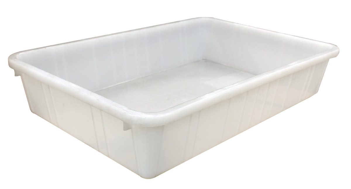 Bac Rectangulaire Blanc 15L – L2G