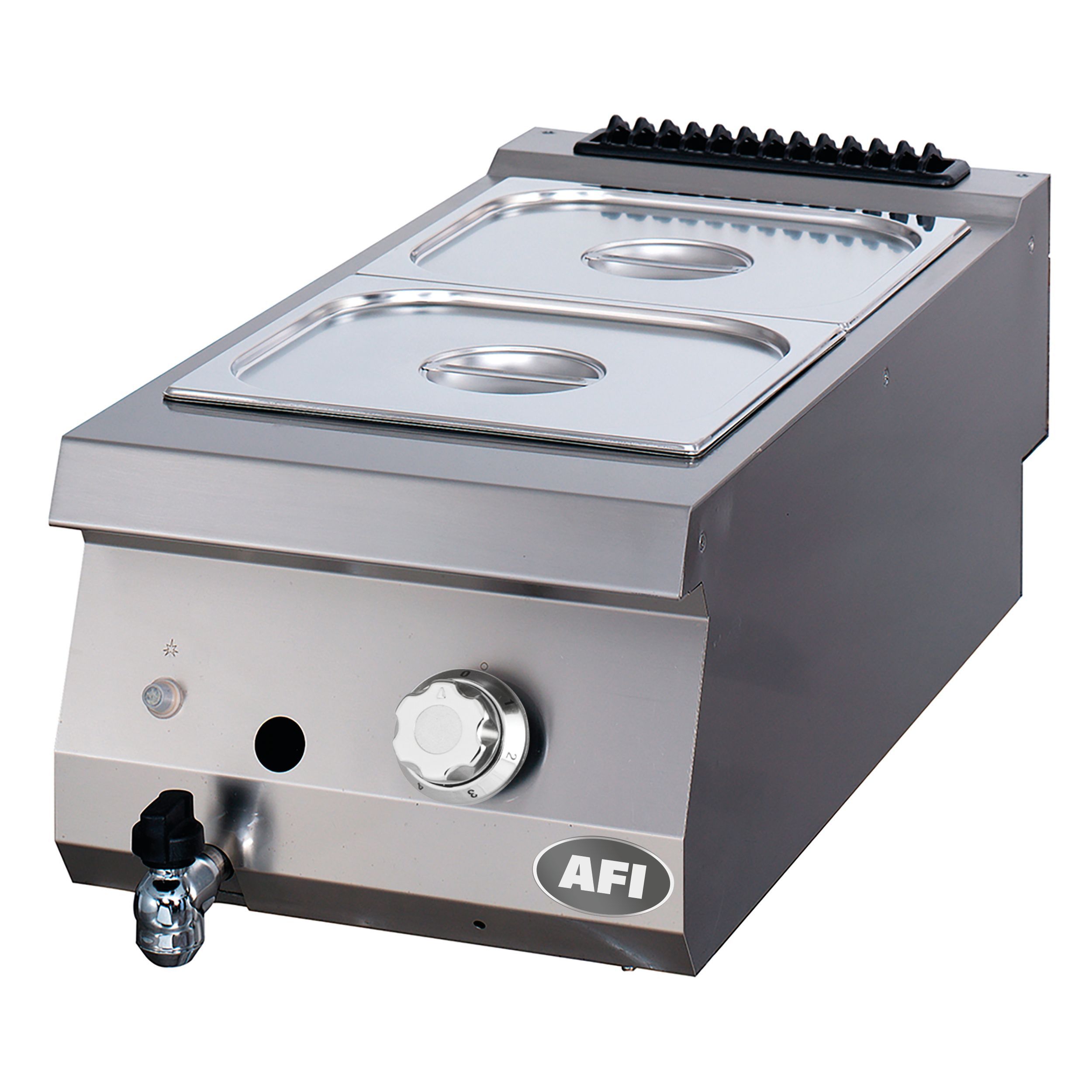 Bain Marie Gaz à Poser L 400 à 800 mm - Série 900 - AFI Collin Lucy – Image 1