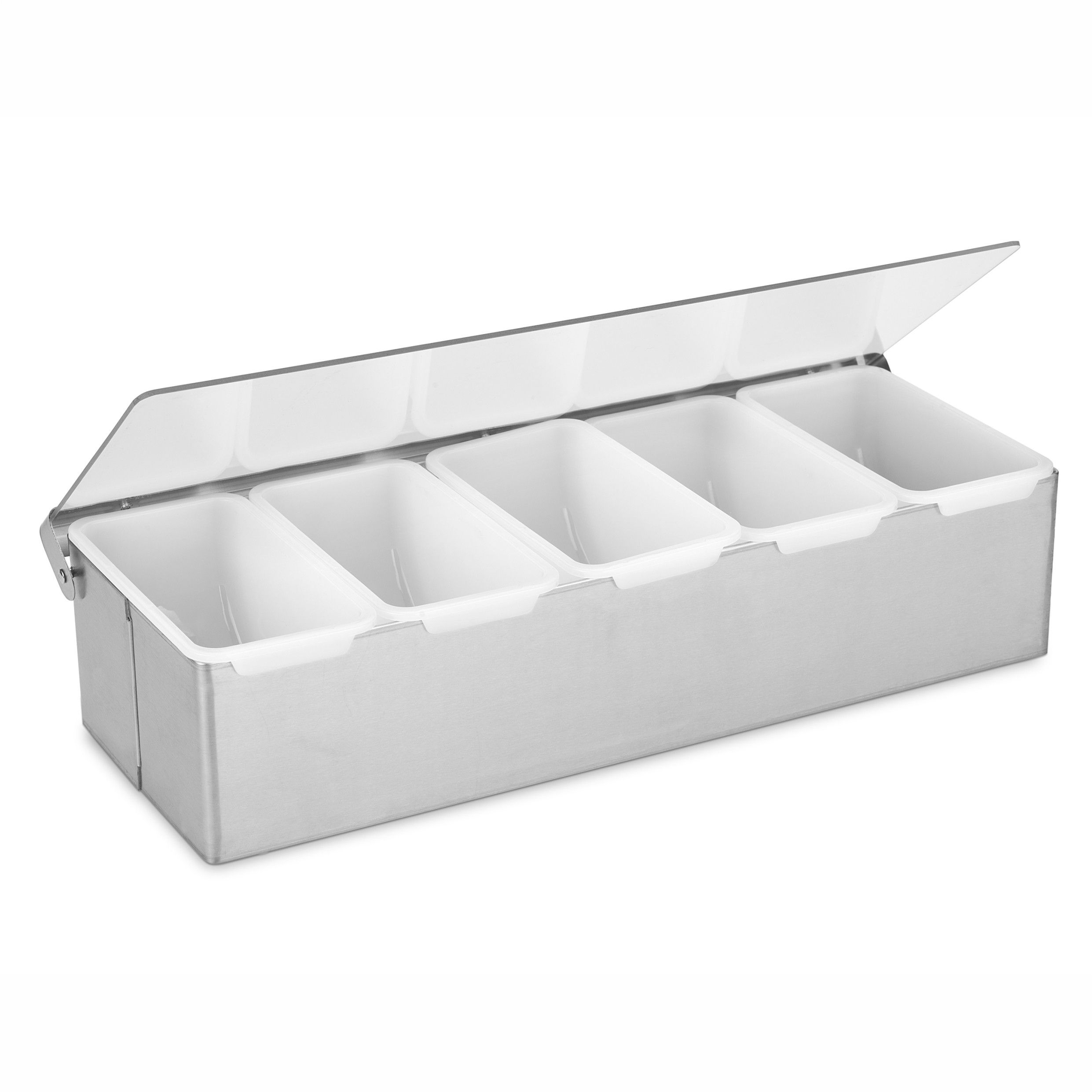 Boîte à Condiments en Inox 6 Compartiments - Pujadas – Image 1