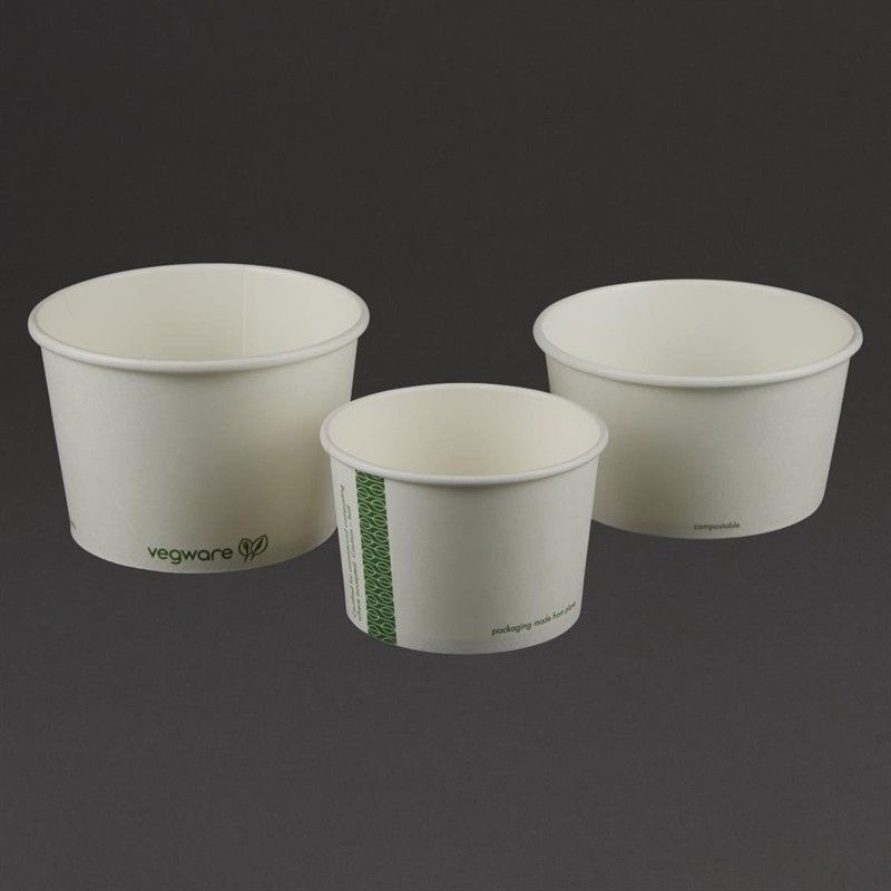 Bol à Soupe ou Glace Compostable 110 ml Série 90 - Vegware Lot de 1000 – Image 5