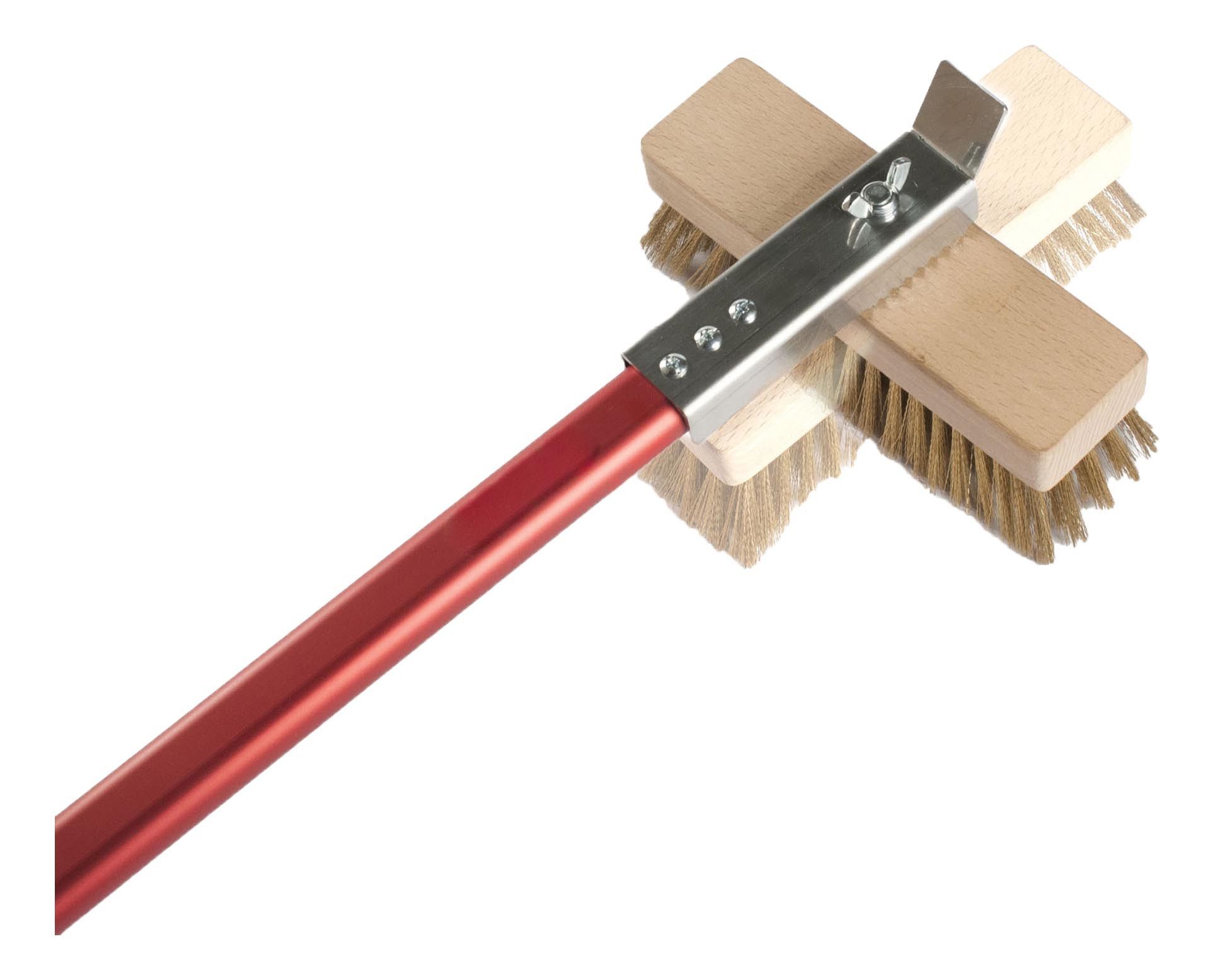 BROSSE POUR FOUR A PIZZA  MANCHE AVEC RACLOIR-L2G – Image 1