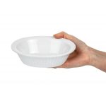 Plat à Tourte Ovale Blanc Olympia - Boite de 6 – Image 2