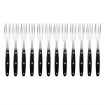 Fourchette à viande 200 mm manche noir Lot de 12 Olympia – Image 3