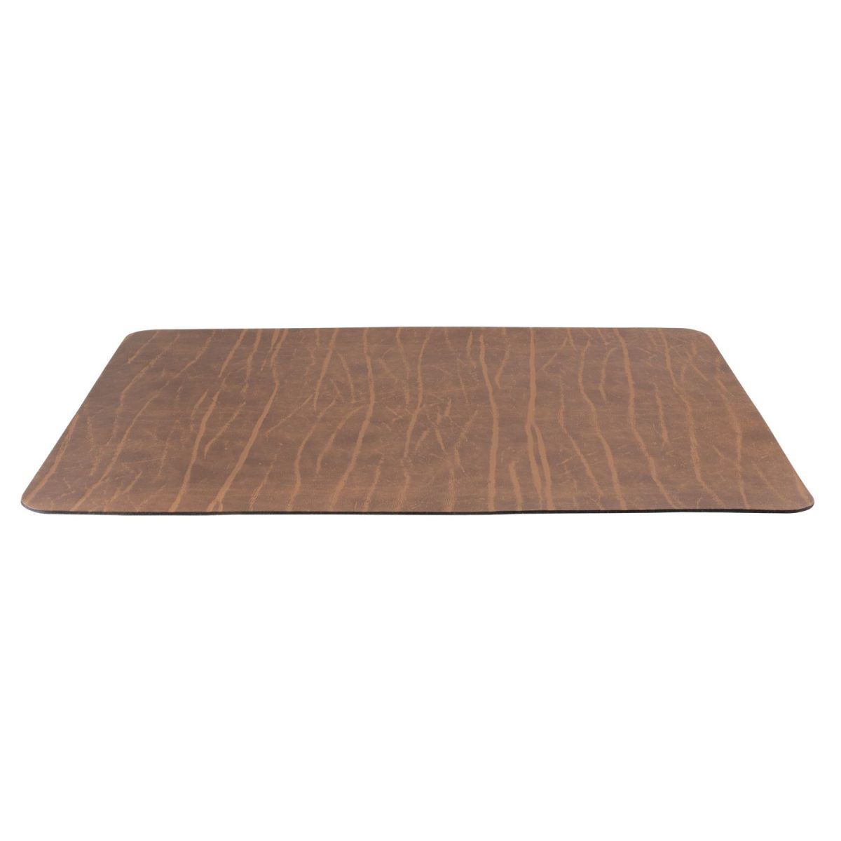 Napperon 100% CUIR – Couleur Noire – Ligne RAW – format A4 –  1 insert inclus (4 vues) – Securit