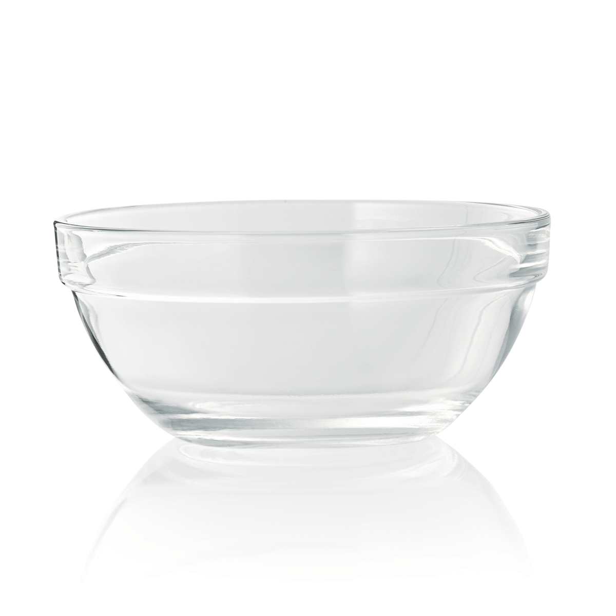 Lot de 6 Bols en Verre trempé 0,52 L H 65 mm Ø 140 mm – Was Germany