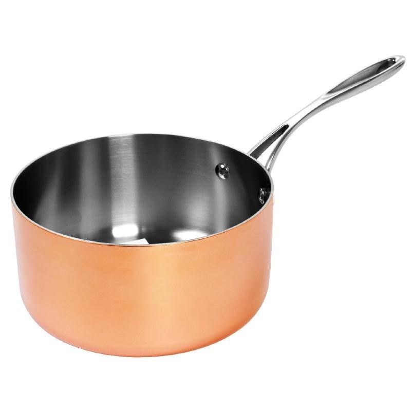 Casserole couleur cuivre triple épaisseur 180 mm Vogue – Image 1