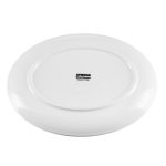 Assiettes Creuses Ovales en Porcelaine Blanche 254(L)x197(l)mm Athena Hotelware Lot de 12 Olympia – Image 4