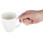 Tasses à Café Latte en Porcelaine Fine 350ml - Lot de 6 - Lumina – Image 3