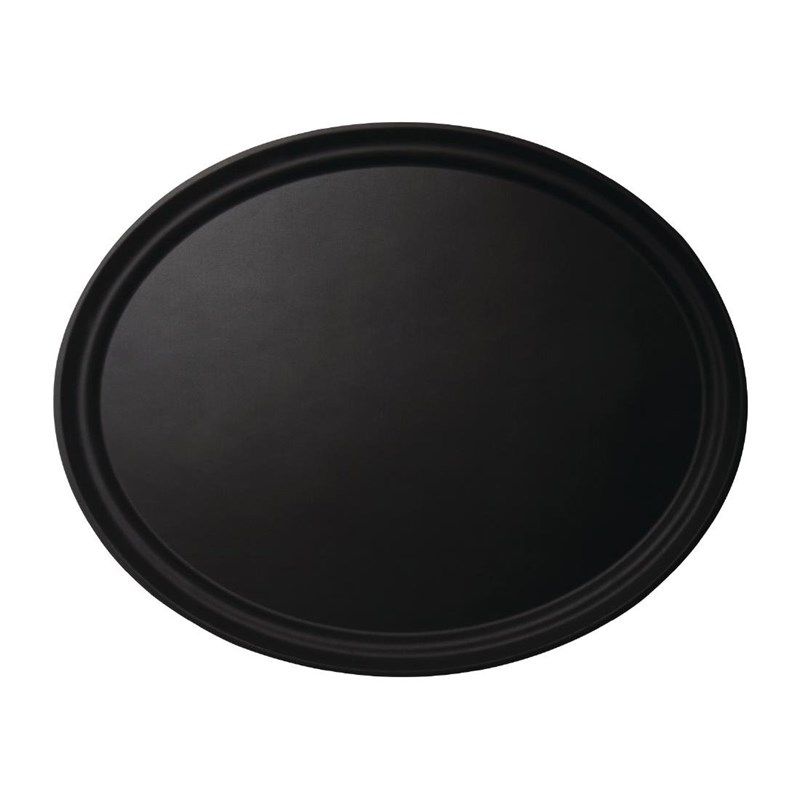 Plateau Ovale en Fibre de Verre Antidérapant 600 x 730 mm – Cambro