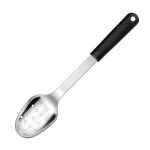 Cuillère ajourée inox et polypropylène Stop-Glisse Deglon - 320mm