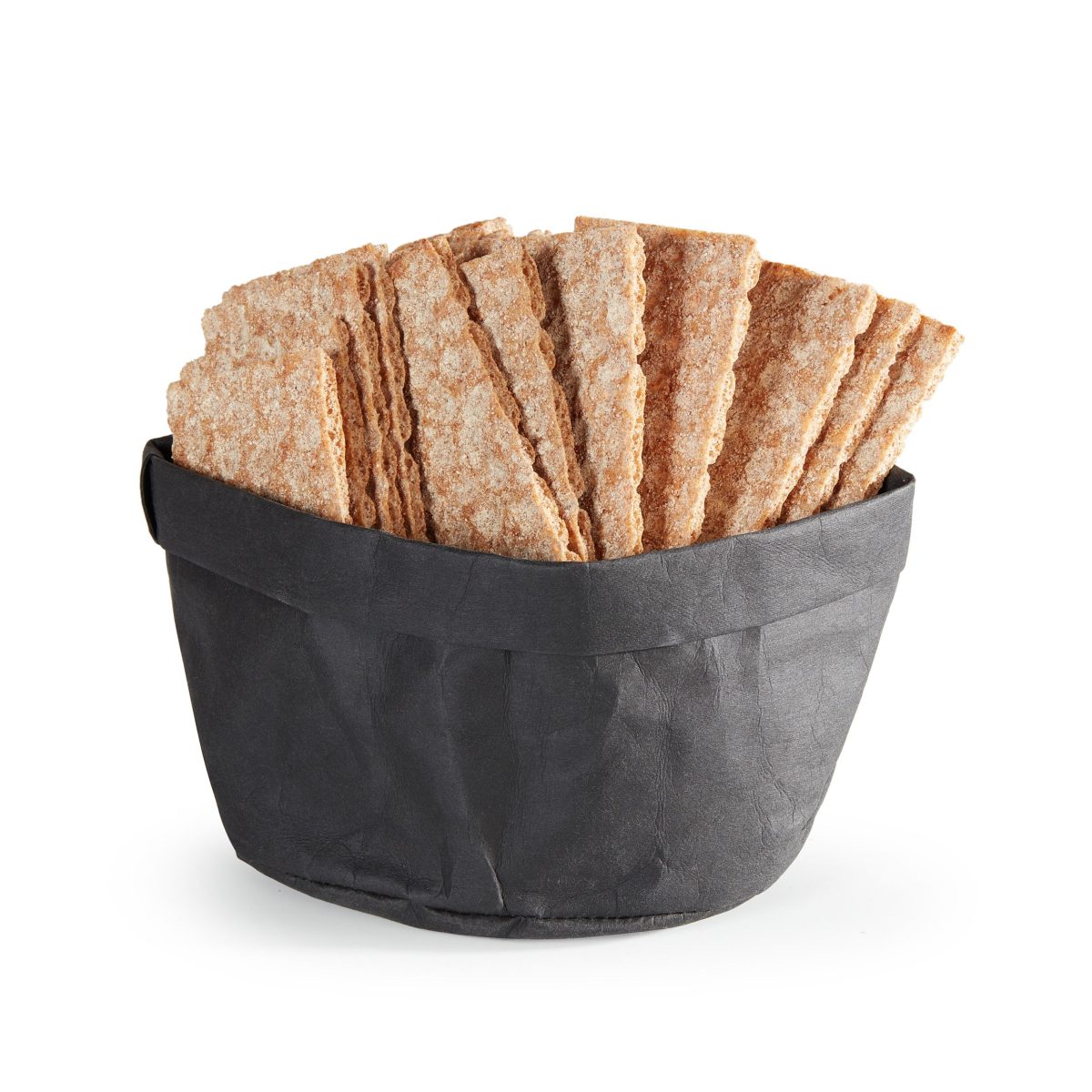 Corbeille à Pain en Papier Noir Ø 13 à 26,5 cm – Pujadas