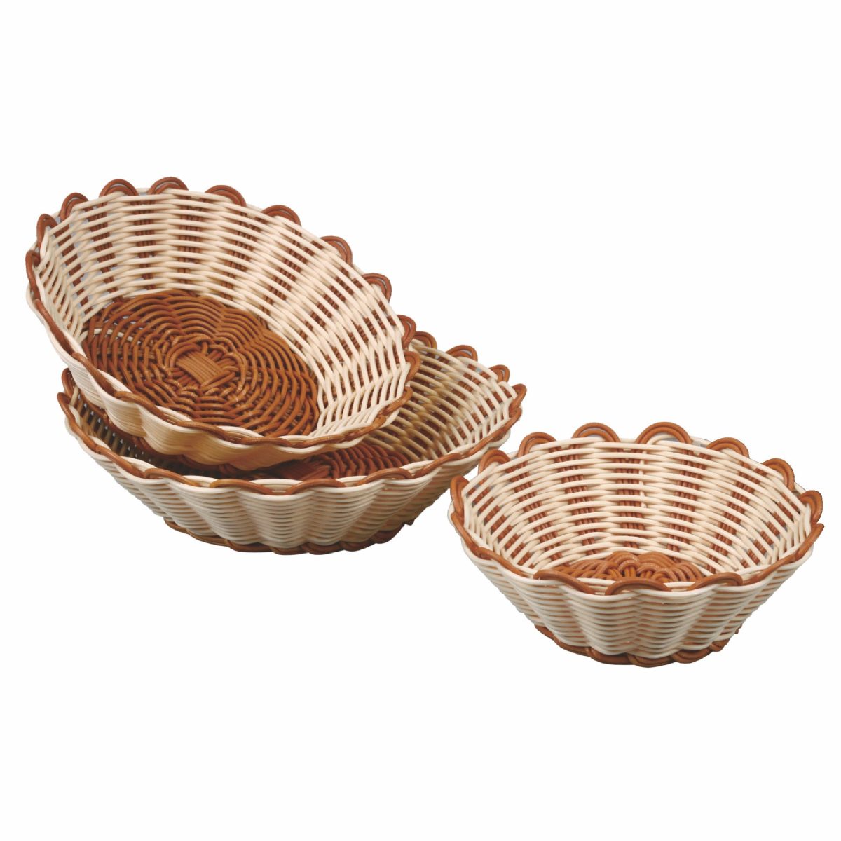 Corbeille à Pain Ronde Bicolore Ø 18,5 à 23 cm – Pujadas