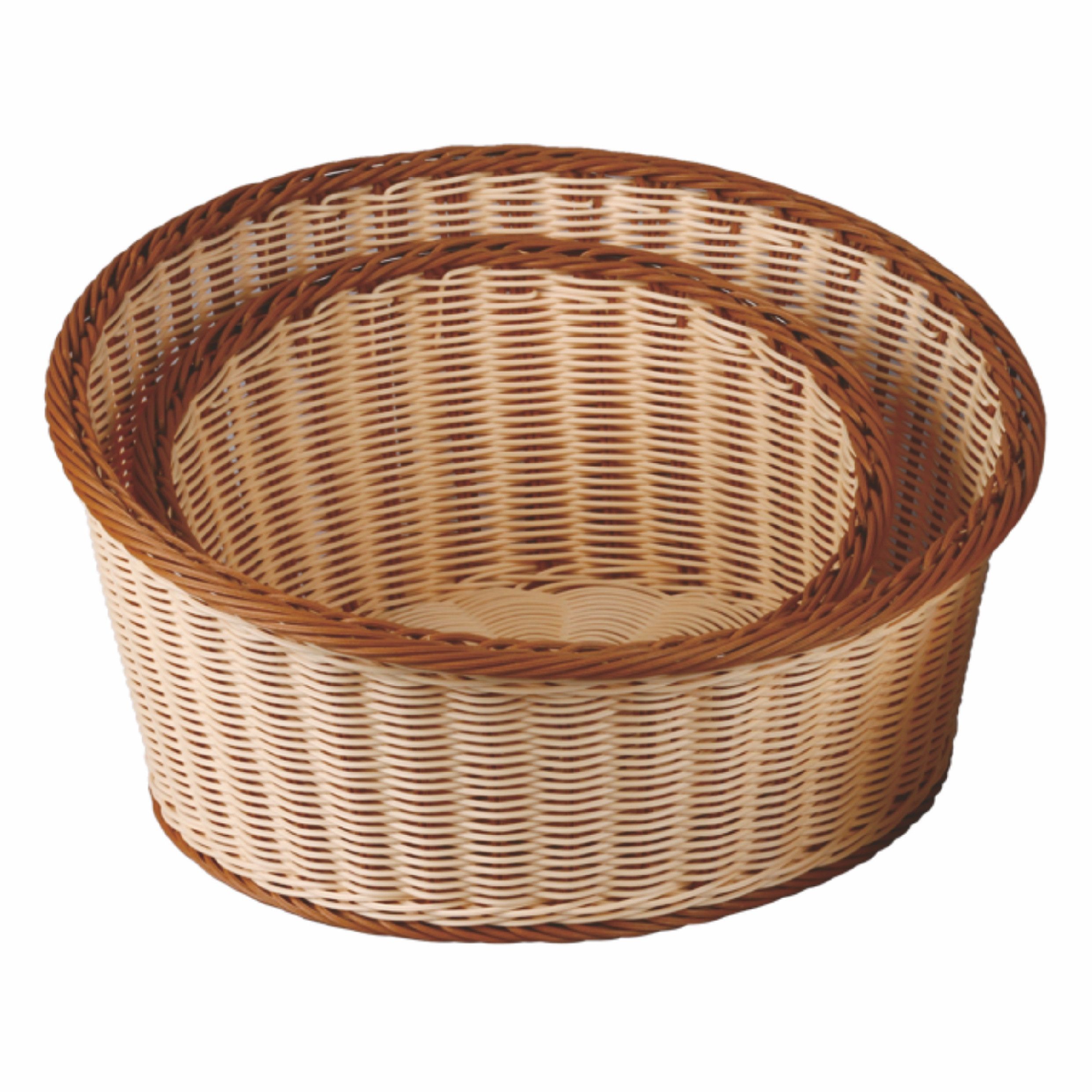 Corbeille à Pain Ronde Inclinée Bicolore Ø 36 à 40 cm - Pujadas – Image 1