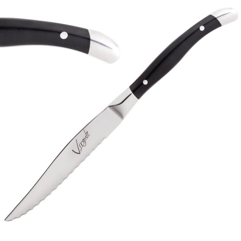 Couteaux à Steak 230 mm Virgule Lot de 12 Amefa – Image 1